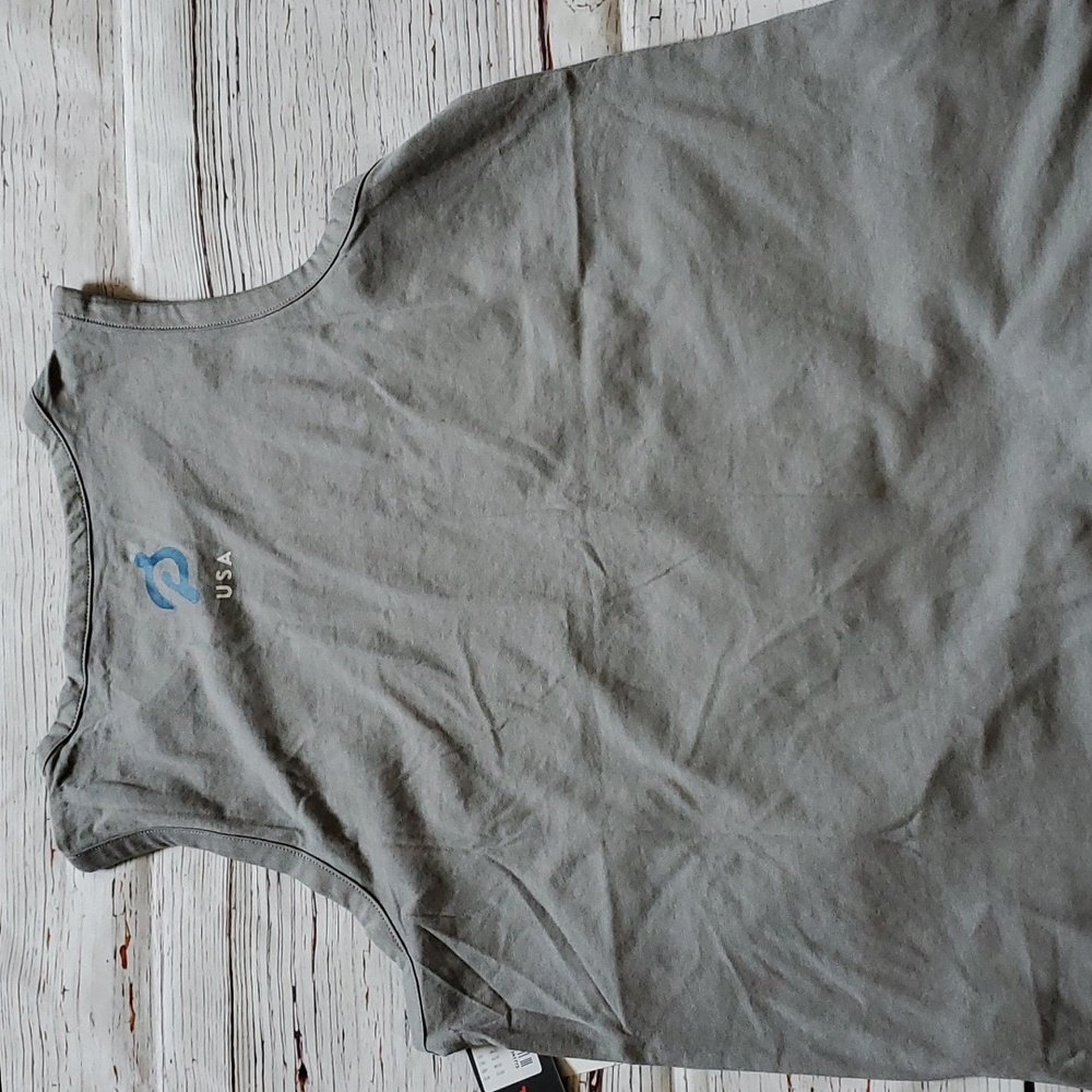 🆕️ PELOTON US STUDIO SIDE SLIT GRAY TANK - Picture 9 of 9